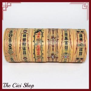 [The Cici Shop] Creative Fishing Rod Rune Paper Tape Tear Seal Decorative Tape Cane Sticker DIY Crafts Washi Tapes Gift Wrapping Journal Vintage