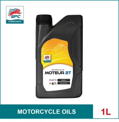 MOTEUR 2T PLUS TC (1L) - MINERAL OIL - SPC LUBRICANTS - MOTORCYCLE ENGINE OIL - 2 STROKE