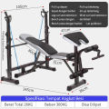 Epic Finds Bench Press Besa Adjustable Multi Gym Weight Bench Barbell Alat Olahraga Rumahan Fitness Gym. 