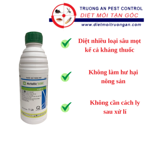 Thuốc diệt mối mọt kho hàng nông sản Actellic 50EC - Sản phẩm của Syngenta Thụy Sỹ (Chai 1 lít)