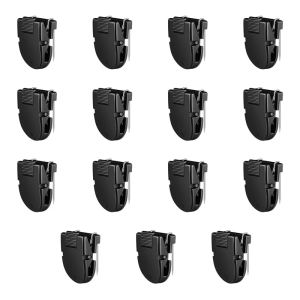 15Pcs Cubicle Clips for Fabric Wall Rustproof Plastic Fabric Panel Wall Clip Office School Supplies for Document Photo