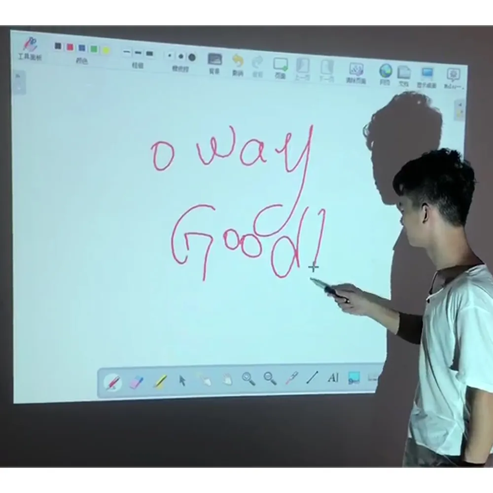 Education Equipment Touch Screen Digital Smart Board Interactive Classroom Whiteboard System IR Pen Stylus Meeting Blackboard
