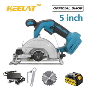 KEELAT KCS001 5" Circular Saw Cordless Electric Wood Plastic Marble Cutter Stone Tiles