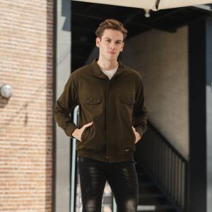 Jaket Canvas Pria Premium Branded Keren Kekinian Evernext Jacket Canvas Cowok