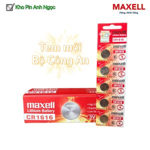 Maxell CR1616 3V Lithium Coin Battery for Smartkey/Remote - High Energy Low Self-Discharge New