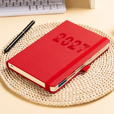 【COD&Fast Delivery】365 Days 2027 Planner with Monthly Weekly Plan Pages A5 Agenda Book Multi-Purpose Efficiency Journal Students