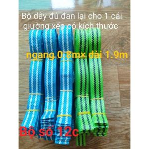 Bộ dây đan giường xếp giường gấp gọn ( ngang 08m×  dài 19m trở lại)