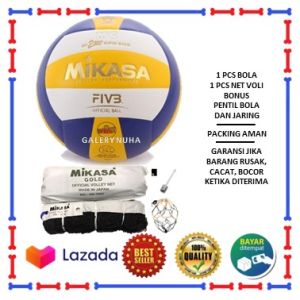 TERLARIS !! PAKET BOLA VOLI MIKASA 2200 NET VOLI MIKASA GOLD - bola voli - bola volly - bola mikasa size 5 bola volley mikasa - bola volly asIi - bola voli mikasa originaI asIi - bola voli empuk - NET VOLI MIKASA - NET VOLI MURAH