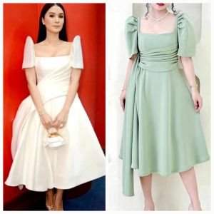 Modern Filipianiana  Dress for Women   xs to medium classy and elegant timeless classic  timeless piece casual office or party classic piece super kapal ng tela hindi kayo magsisi our aim is to produce quality clothes premium fabric excellent quality fa