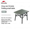 Naturehike Mini Square Camping Table Folding Portable Only 1kg Foldable Aluminum Durable 50kg Max Load Ultralight Hiking Backpacking Picnic BBQ Small Egg Roll Table with Storage Bag Nature Hike. 