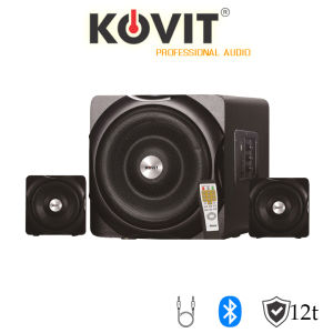 Loa vi tính 2.1 KOVIT KS 60 - Nghe nhạc cực hay vỏ gỗ công suất lớn có kết nối bluetooth