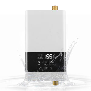 ⚡️Local Delivery⚡️Hot Water Heater Under Sink Mini Electric Tankless Instant Heater for Shower with Memory Function Frequency Conversion Constant Temperature