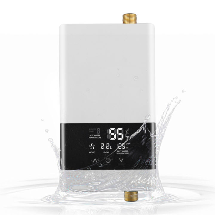 6000W 220V Hot Water Heater Under Sink, Mini Electric Tankless Instant  Heater For Shower, With Memory Function Frequency Conversion Constant