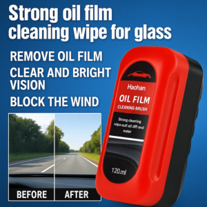 Auto Windshield Oil Cleaner Auto Glass Oil Film Remover Auto Glass Brush Rain Mist Cleaner