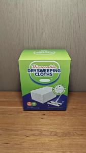 Disposable Electrostatic Dust Removal Paper Wipes Thickened Flat Floor Mop Refill Pads Hair Cleaner Vacuum Sheet | Kertas Pembersih Habuk Elektrostatik Tambahan Mop Lantai Kering Menangkap Rambut