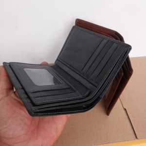 Dompet kulit ukuran 3/4  model Satandard jahitan rapih kuat dan kokoh hasil umkm kota garut