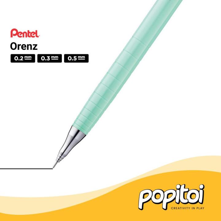 Pentel P200 Drafting Mechanical Pencil, 0.5mm Fine Point, Writing, Drawing, School Supplies, Metal Tip, Black Barrel, P205BP, 1 Pack