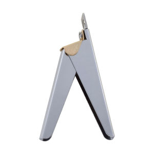 Full Steel Manicure Nail Edge Cutter Tip Nail Clipper Trimmer Scissor Tools 全钢耐用不锈钢美甲U型剪一字剪延长修型甲片剪