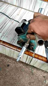 as sambungan pencacah rumput ke mesin sanyo