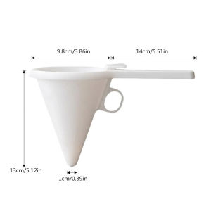 Adjustable Hand-held Cream Funnel Chocolate &Pancake Batter Funnel DIY Cake Decorating Dispenser Kitchen Baking Tool