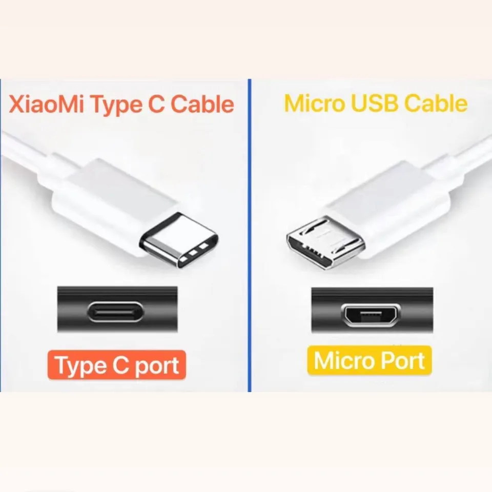 Mi 27W Original Fast Quick Wall Charger Travel Charger with Type C Micro  USB Data Cable
