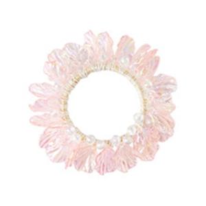 Fashionable Fabric Shell Pearls Hair Rope Adds A Touch Of Styles To Any Hairstyle Hair Accessories For Different Ages