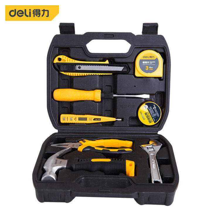 Deli Household Tool Kits / Set Perkakas Rumah Alat Pertukangan 8pcs/set DL5970