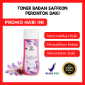 Toner Badan Saffron Aleya Pemutih Badan Brightening Body Toner Safron 100 ml. 