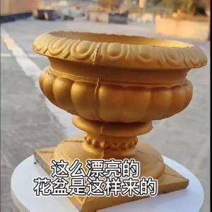 Khuôn Chậu Hoa Xanh Chân Cao Khuôn Chậu Hoa Xi Măng Lục Giác Bằng Thép Nhựa Dày Khuôn Mẫu Nhựa Mới Biệt Thự Sân Vườn