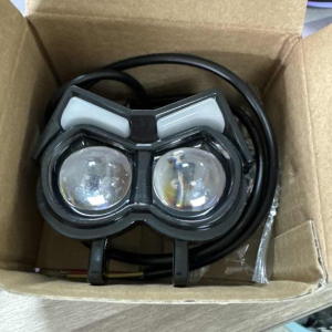 Motorcycles Led Headlight Fog Light Car Dual Color Owl Design Head Light High Quality Light