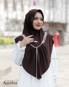 Hijab Instan Jilbab Bergo Jersey Couple Agatha Mom Linalivia