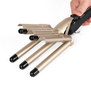Electric Hair Wave Curler 5 Barrel Curling Iron Wand Five Pipe Roller Corrugated Ceramic Waver Irons Volume Perm Splint Styler