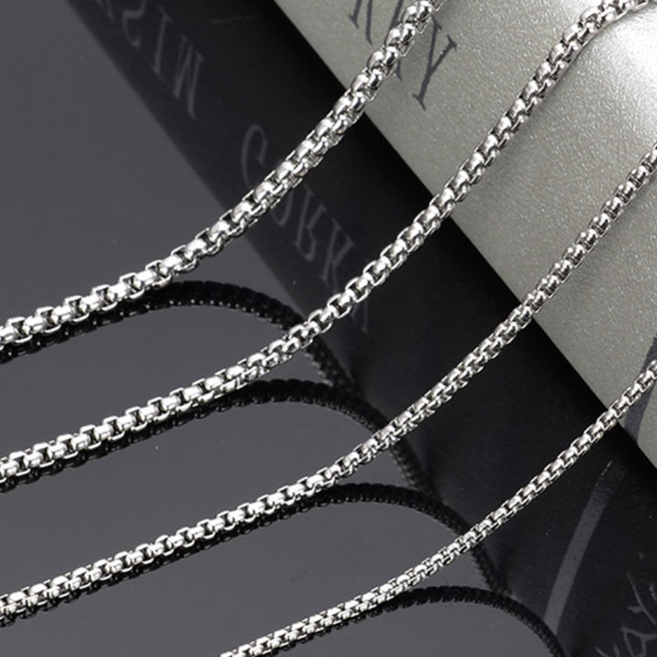 1PCS Mens Titanium Steel Pure Stainless Steel Chain Accessories