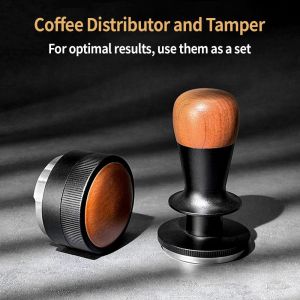 NOER Constant Force Espresso Tamper Stainless Steel 58mm 53mm 51mm Spring Loaded Coffee Tamper Professional Constant Pressure Coffee Impact Tamper Home Use