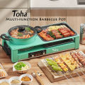 Toha bbq grill Barbecue Multi-Function Skewer Cooker Electric Bbq Pan Kitchen Home Appliances. 