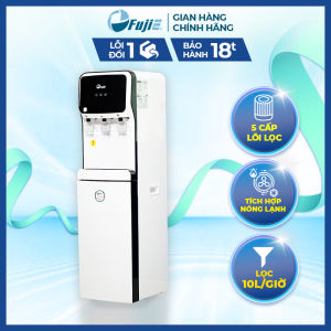 Máy lọc nước tinh khiết RO Fujie WPD5300C tích hợp làm nóng lạnh cao cấp có khóa vòi nóng an toàn bảo hành 18 tháng