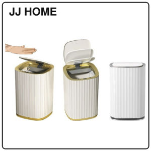 【JJ HOME】Smart Sensor Trash Can 15L / Automatic Lid Waste Bin / Ozone Deodorizing / IPX5 Waterproof