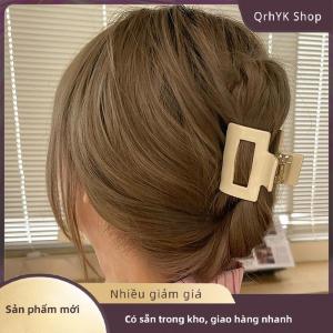 Hàng có sẵn✨ Thời trang Acrylic móng vuốt tóc vuông Acrylic tóc clip cho phụ nữ cô gái nhiều màu sắc kẹp tóc đuôi ngựa tóc Clip Phụ kiện tóc