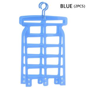 SOLID HOME Multifunctional Clothes Hanger Pillow Drying Rack Doll Quilt Windproof Grid Plastic Drying Clip