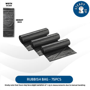 Steady Sip Commercial KnockBox Trash Bag 25pcs Knock Box Stand Coffee Rubbish Waste Bag Plastic Bag Coffee Puck Knockbox Trash Bag Coffee Bag