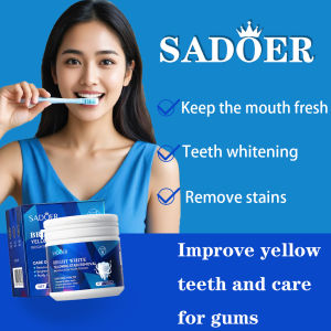 SADOER Pasta Gigi Bubuk Teeth Whitening teeth whitening pemutih gigi permanen bpom 100% original / activated organic charcoal powder teeth whitening Powder Pemutih Gigi Kuning dan Menghilangkan Karang Gigi