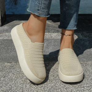 [Free Shipping] Summer Breathable  WomenS Sandals Thick-Soled Platform Slip-On Shoes Casual And Versatile Easy To Wear