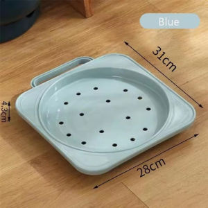 Multifunctional Gas Tank Tray Swivel Bracket Plastic Base Basin Holder Kitchen Moveable Rolling Tray