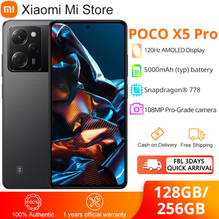 New Arrival In Stock Global Version Poco X5 Pro 5g Smartphone 128gb256gb Snapdragon 778g Octa 6360