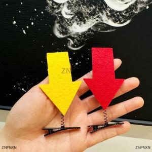 [COD] ZNPNXN Creative Arrowhead Shape Hair Clip Funny Cute Arrow Question Mark Hair Clip Photo Prop Headdress Novelty Hair Accessories Gifts