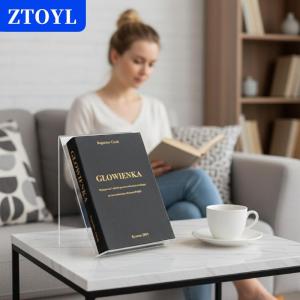 [COD]🔥🔥🔥ZTOYL Acrylic Book Display Stand 1pc Desk Organizer Photo Frame Brochure Holder for Retail Shop Reception Display
