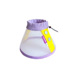 STARRY Soft Cat Elizabeth Collar Breathable Anti-Bite Pet Neck Cone Lightweight Snap Button Wound Recovery Sleeve Sterilization Care
