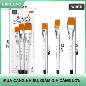 【LAKEBAO】 Nghệ Sĩ Nylon Sơn Bàn Chải Thiết Lập Cho Acrylic Dầu Màu Nước Bền 3Pcs Thiết Lập Với Tốt Chi Tiết Lời Khuyên Hoàn Hảo Cho Vải Tự Làm Thủ Công Nghệ Thuật Nhà Dự Án