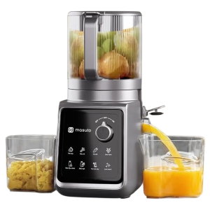 Máy Ép Chậm Đang Năng 8in1 Masuto MSPrimeUltra 150W Dung Tích Khoang Chứa 22L Ống Tiếp Liệu Cực Đại 156mm Ép Kiệt 99%