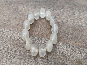 [HCM]Vòng tay chuỗi hạt đá thạch anh trắng 16 ly vòng tay phong thủy đá tự nhiên Việt Nam